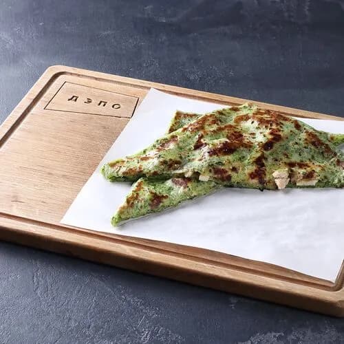 Блин №78 с курицей, маринованным огурцом и кунжутным маслом