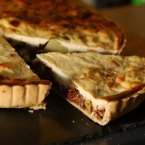 Киш с курицей и брокколи (половинка)