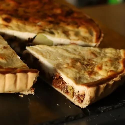 Киш с курицей и брокколи (кусочек)