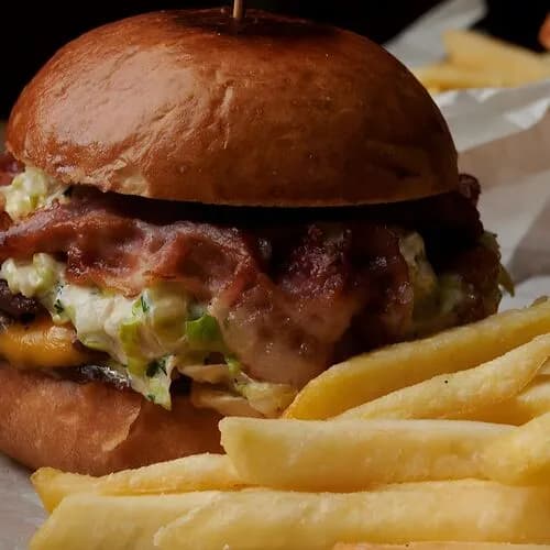 Большой чизбургер