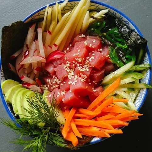 Ahi поке с тунцом