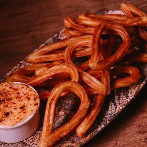 Чуррос с кремом из сгущенки