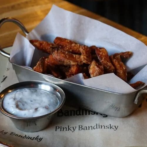 Батат фри с трюфельным соусом