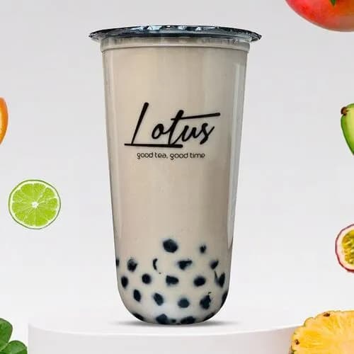 Черный молочный чай