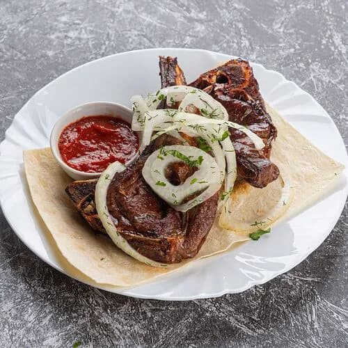 Баранина каре на мангале