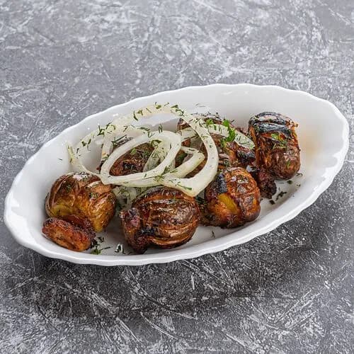 Картофель на мангале