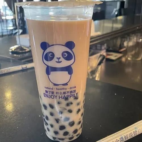 Молочный чай с тапиокой