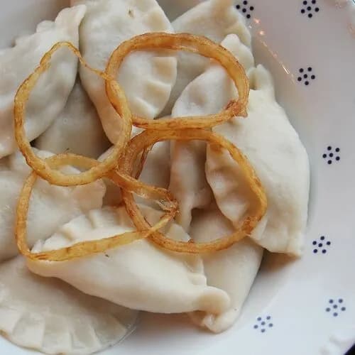 Вареники с картошкой и грибами