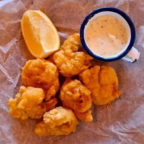 Креветки в кляре