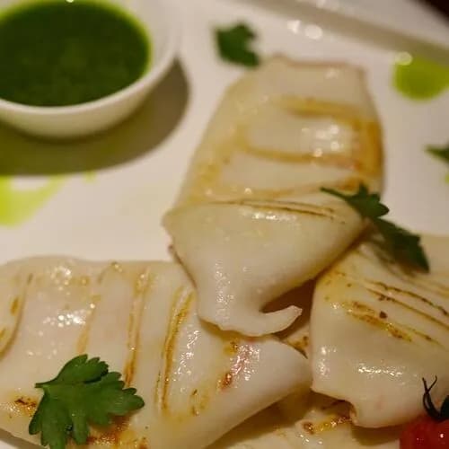 Кальмар на гриле