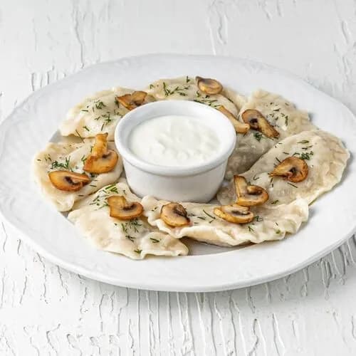 Вареники с капустой и грибами