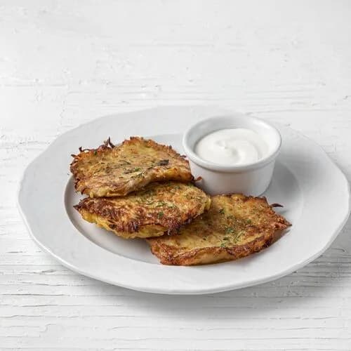 Деруны со сметаной