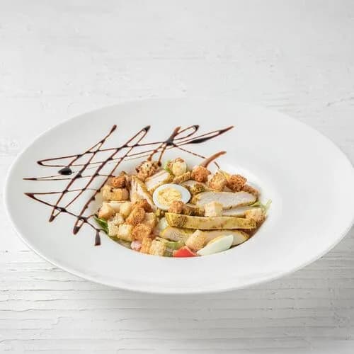 Салат с курицей и ореховым соусом