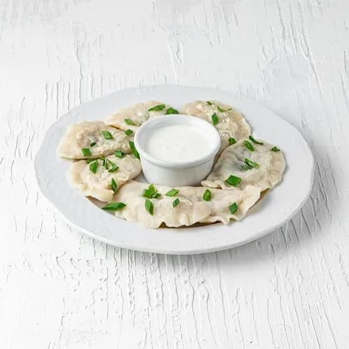 Вареники со шпинатом и брынзой