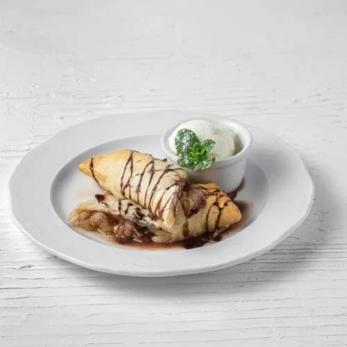 Штрудель с грушей и шоколадом