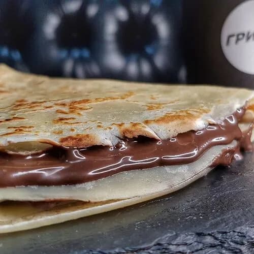 Блин с шоколадно-ореховой пастой