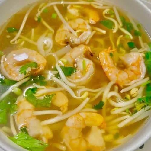 Фо с креветками