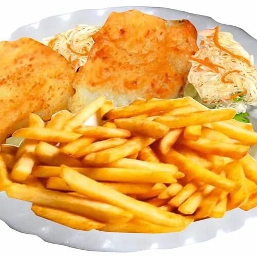 Филе куриное в кляре с гарниром