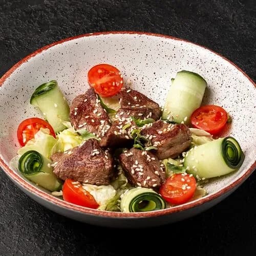 Салат с говядиной