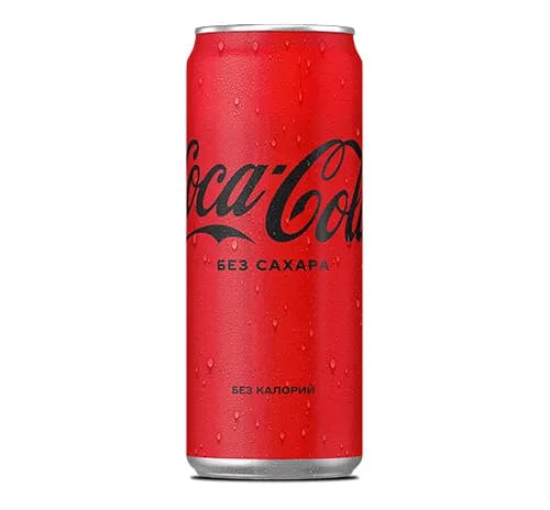 Кока-кола без сахара 0,33