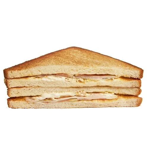 Сплит-сэндвич с ветчиной и сыром