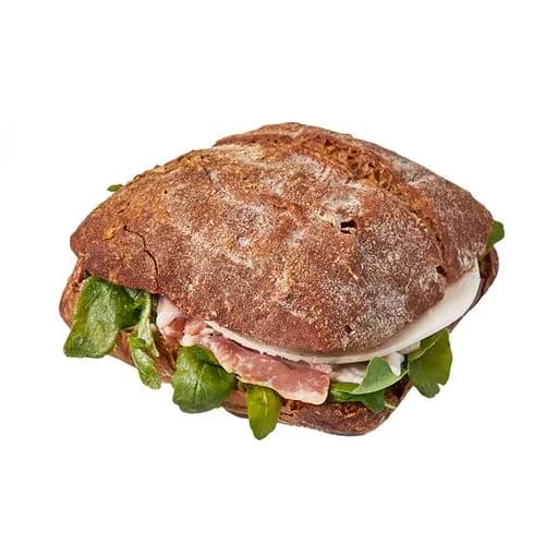 Чиабатта с беконом творожным сыром