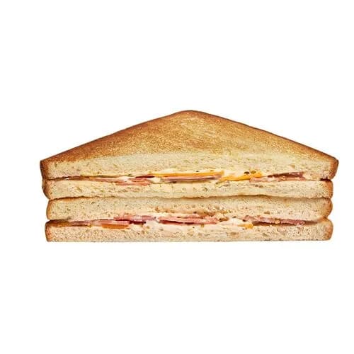 Сплит-сэндвич с салями и сыром