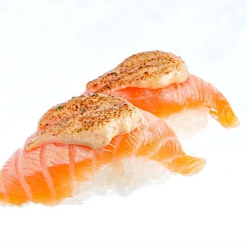 Нигири лосось ментайко-майо