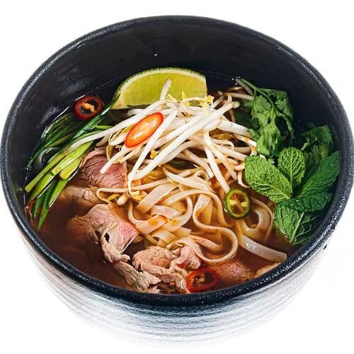 Азиатский суп с говядиной