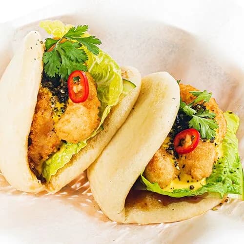 Бао с креветками