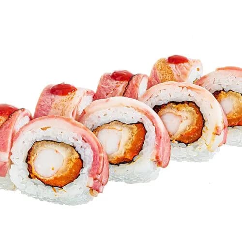 Пряный ролл в беконе