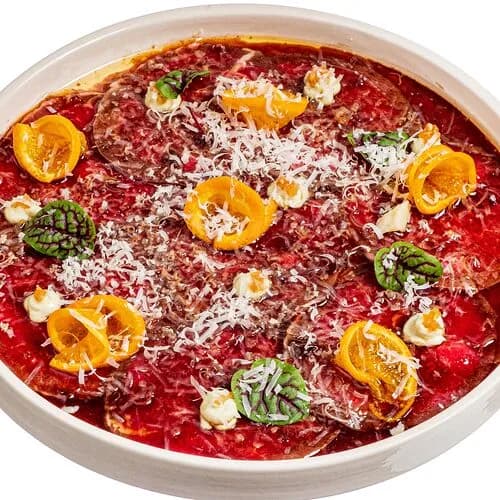 Сашими в новом стиле из говядины