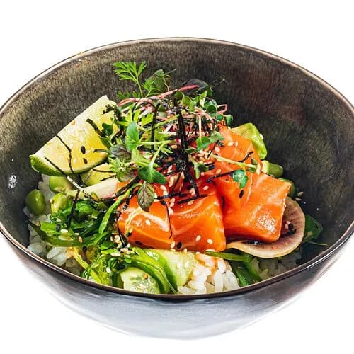 Поке с лососем