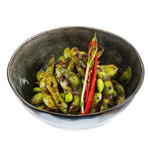 Бобы эдамаме жареные