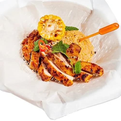 Хибачи рис с цыпленком