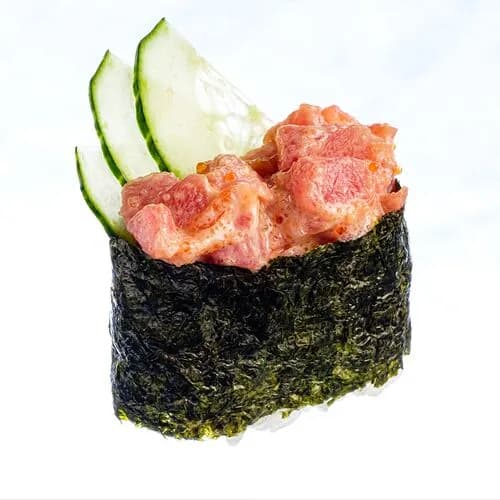 Гункан острый тунец ментайко