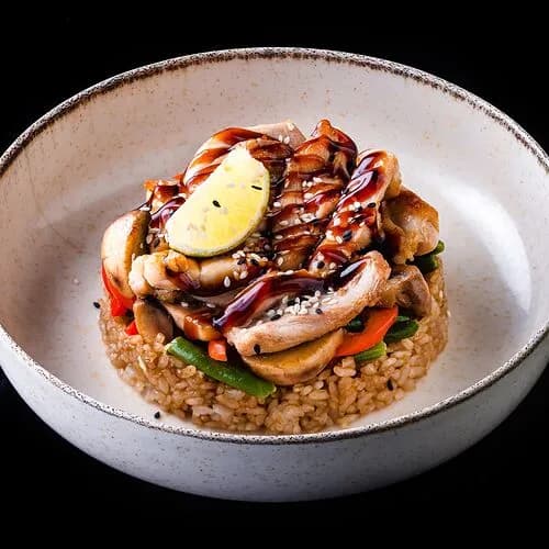 Рис с курицей