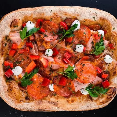 Мини пицца Мясная