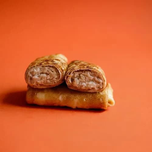 Блинчики с капустой и грибами