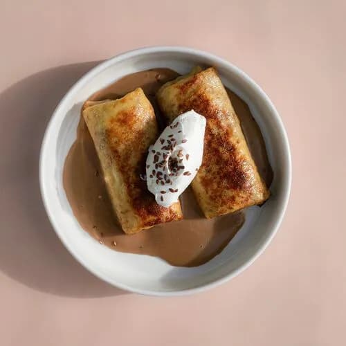 Блины с рваным мясом