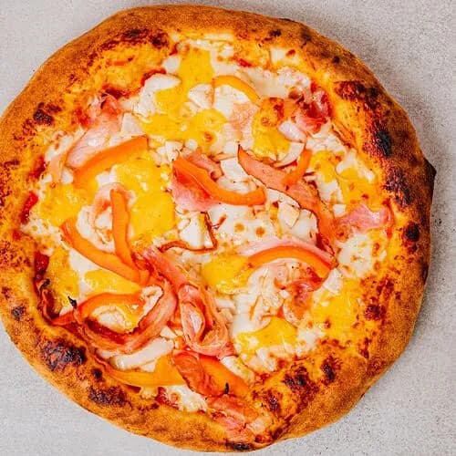 Пицца BBQ с цыплёнком и беконом