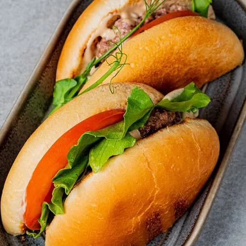 Бургер-гриль с котлетой из говядины