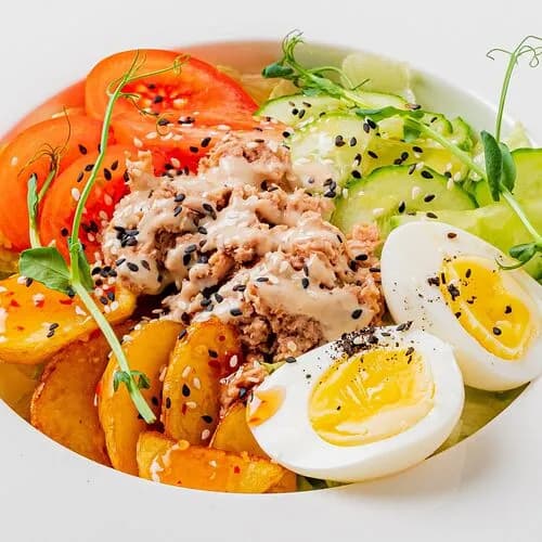 Салат Нисуаз с тунцом