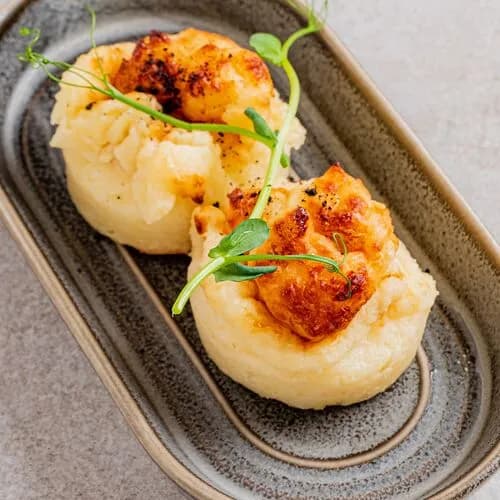 Гратен из картофельного пюре