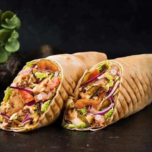 Шаурма с креветками