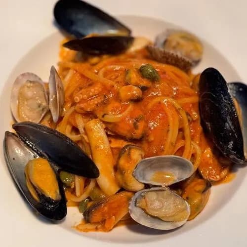 Лингвини с морепродуктами