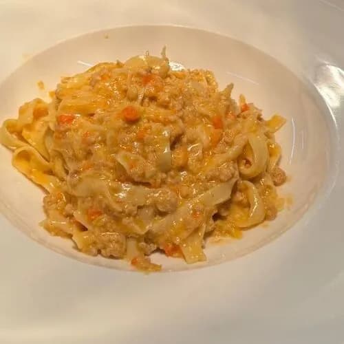 Тальятелле с кроликом и пекорино