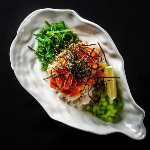 Поке с лососем