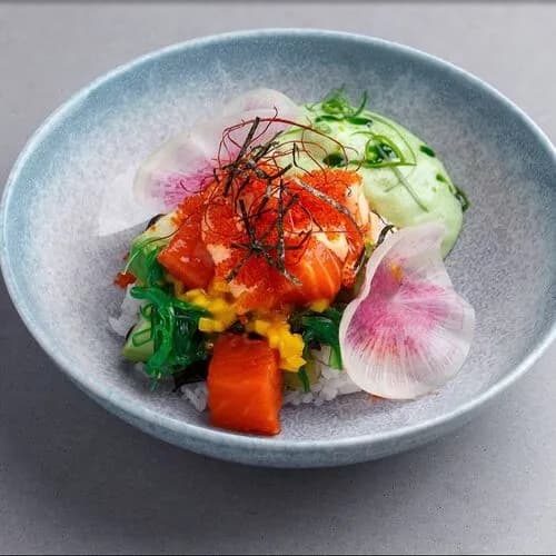 Поке лосось