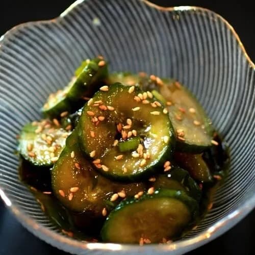 Кунжутный огурец